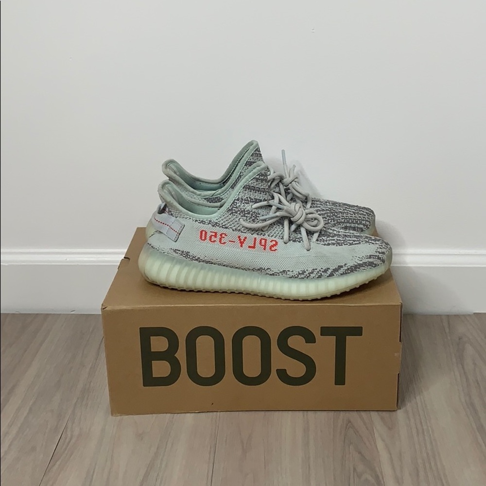 UA yeezy blue tint